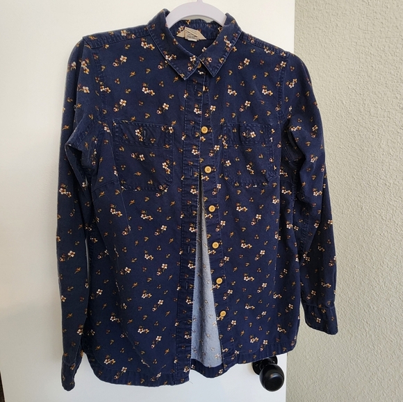 Duluth Trading Co Tops - Duluth Trading Company Women's Long Sleeve Button Down, Size XS, Navy